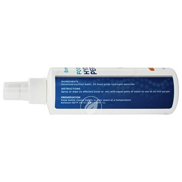 Food Grade Hydrogen Peroxide 3% 8 oz By Raw Essentials Living Foods
