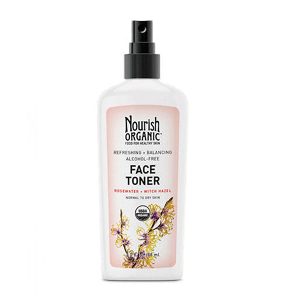 Organic Face Toner Normal To Dry 3 Oz By Nourish