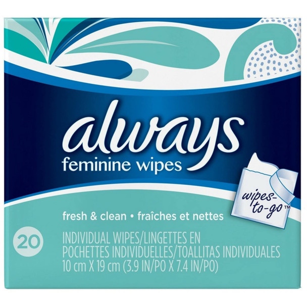 Always Feminine Wipes Fresh & Clean 32 Each By Always Discreet