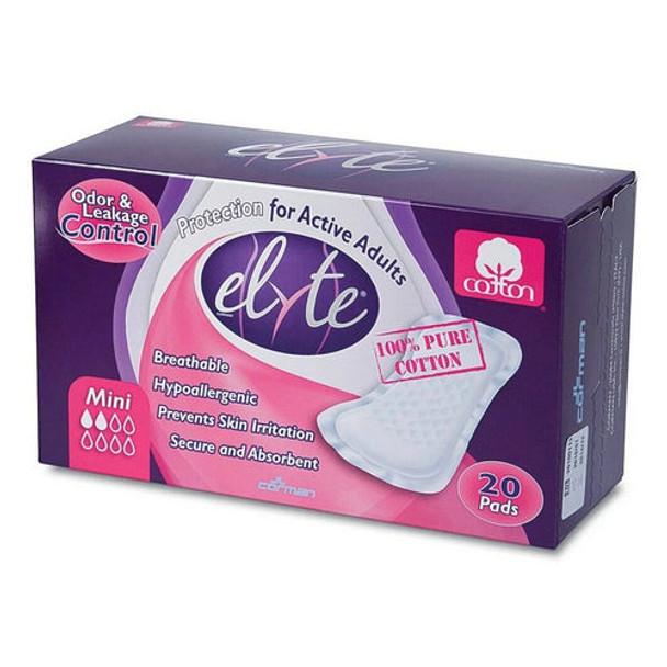 Incontinence Pads Mini 20 Pads By Elyte