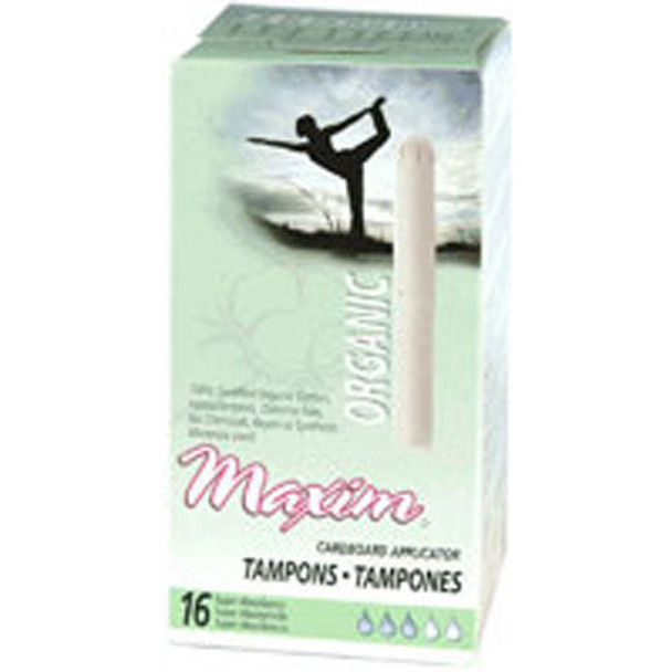 Tampon Cardboard Applicator Super 16 CT By Maxim Hygiene Products