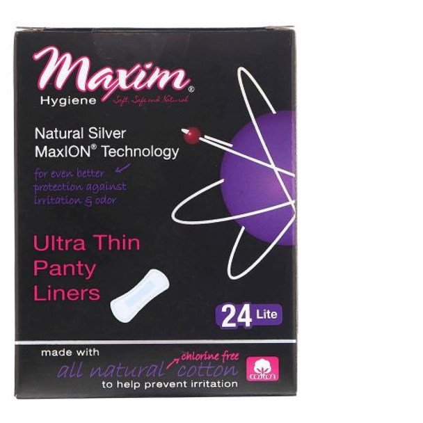 Maxion Ultra Thin Pantyliners 24 Count By Maxim Hygiene Products