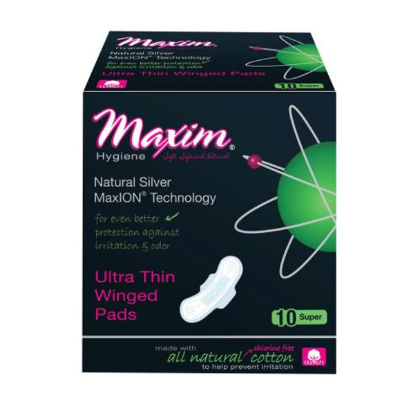 Maxim Hygiene Pads with Wings Super 10 count