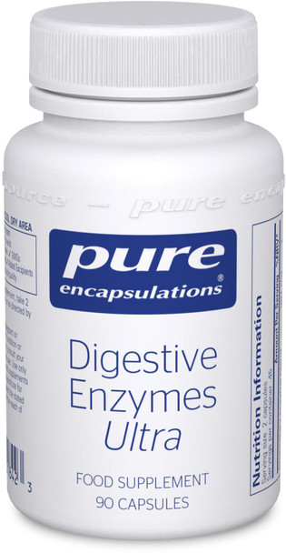 Pure Encapsulations - Digestive Enzymes Ultra - Broad Spectrum Vegetarian Digestive Enzymes - 90 Capsules