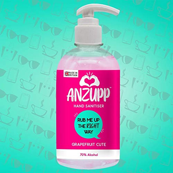 Anzupp 70% Alcohol Pink Hand Sanitiser 500ml