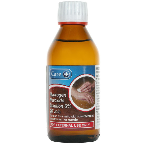 Care+ Hydrogen Peroxide Solution 6% 20 vols 200ml