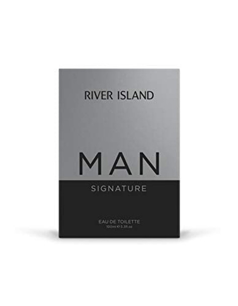River Island Man Signature 3 Piece Gift Set: Eau De Toilette 100ml - 2 Pairs of Socks