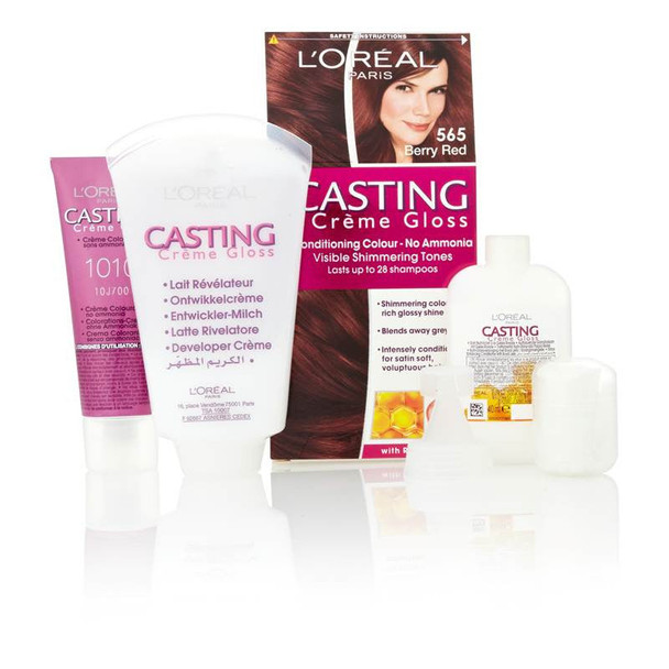 L'Oréal Casting Creme Gloss Semi Permanent Hair Dye 565 Berry Red