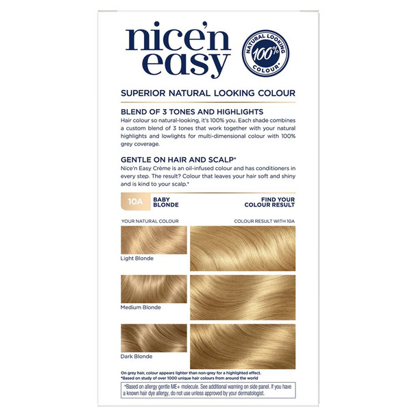 Nice'n Easy 10A Baby Blonde 1