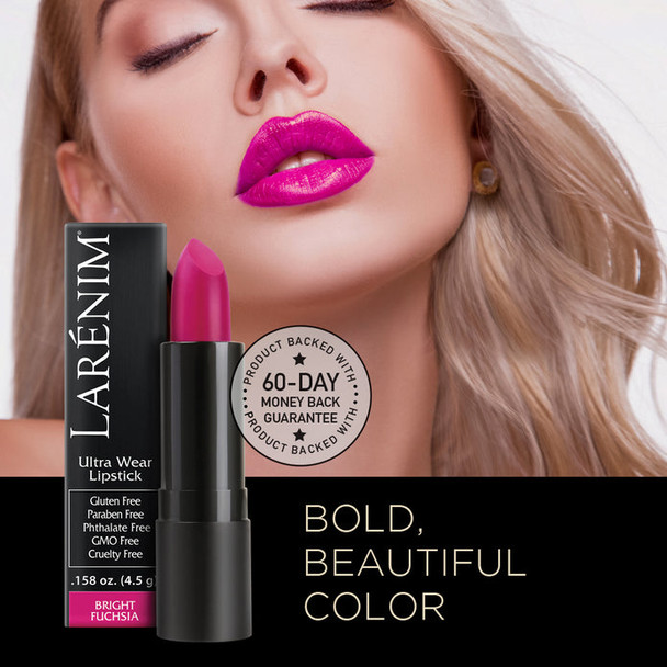 Ultra Wear Lipstick Bright Fuchsia 1 Each By Larenim