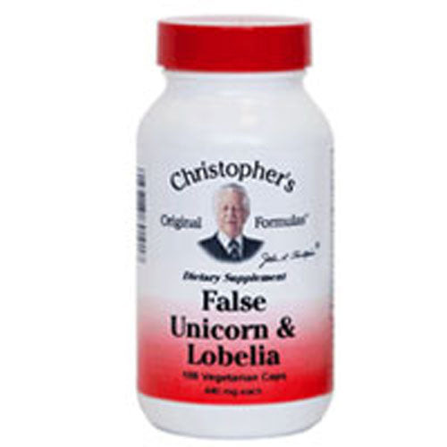 False Unicorn and Lobelia 100 Vegicaps By Dr. Christophers Formulas