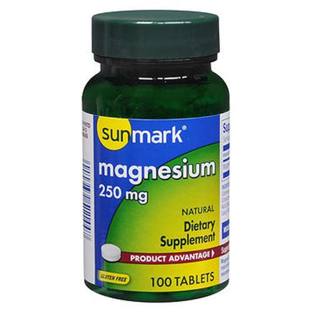 Sunmark Magnesium Tablets 100 Tabs By Sunmark