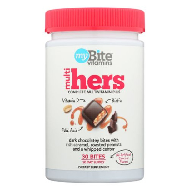 Hers Multivitamin Dark Peanut 30 Peaces By Mybite Vitamins