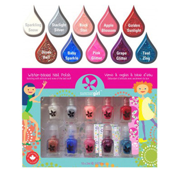 Nail Polish Flare & Fancy 10 Count By Suncoat Products inc