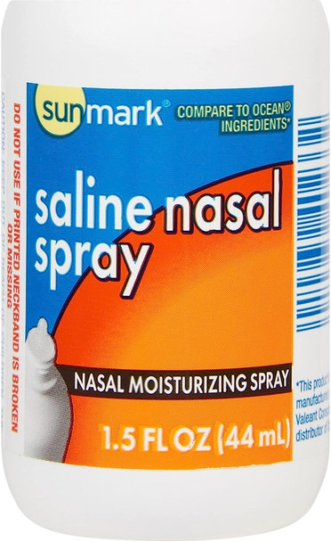 Sunmark Saline Nasal Spray 1.5 oz By Sunmark