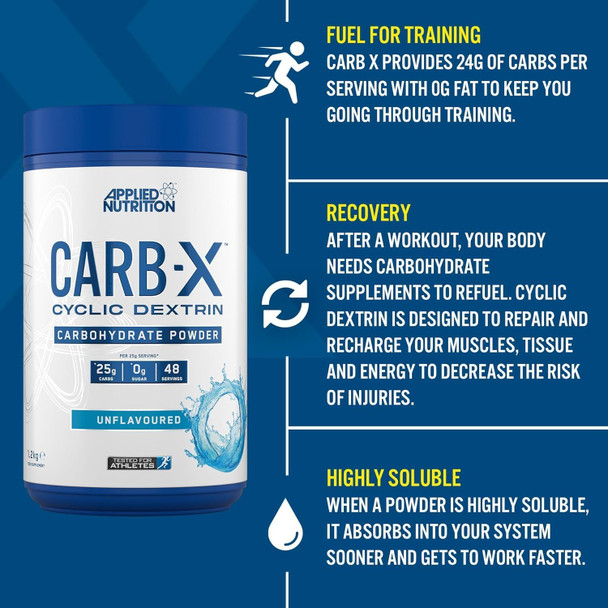 Applied Nutiriton Carb X 1.2kg Unflavoured