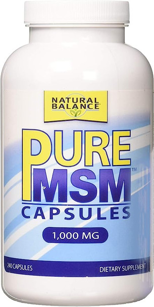 PureMSM 250 Caps By Natural Balance (Formerly known as Trimedica)