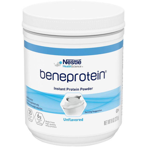 NESTLE NUTRITIONAL RESOURCE BENEPROTEIN Instant Protein Powder, Unflavored - 8 Ounce