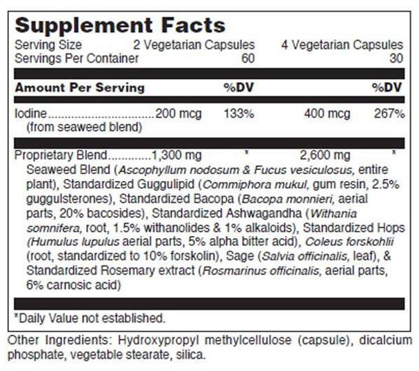 Douglas Laboratories Thyromend 120 Vegetarian Capsules