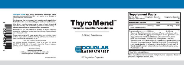 Douglas Laboratories Thyromend 120 Vegetarian Capsules