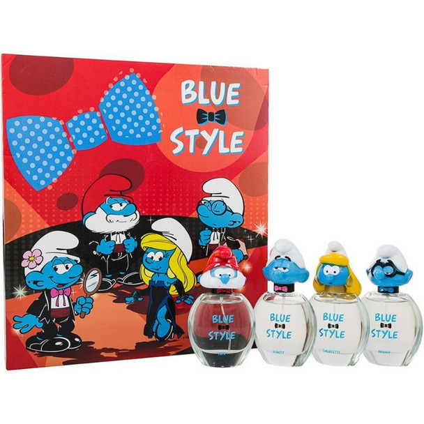 The Smurfs Blue Style Eau de Toilette 4 Piece Gift Set