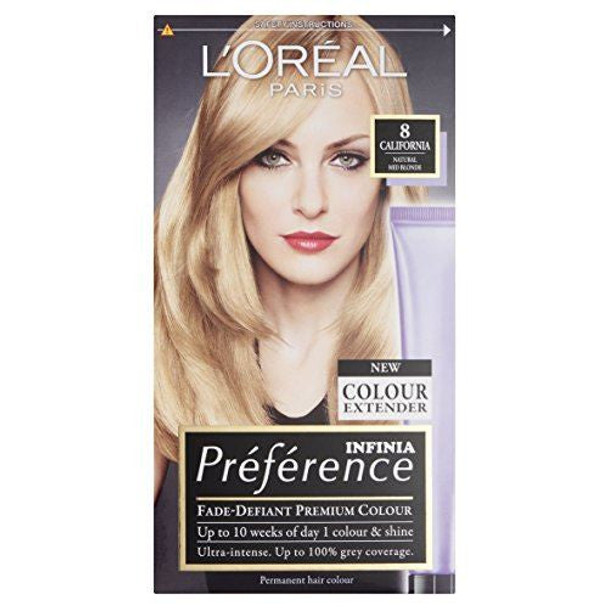 L'Oréal Preference 8 California Mid Blonde
