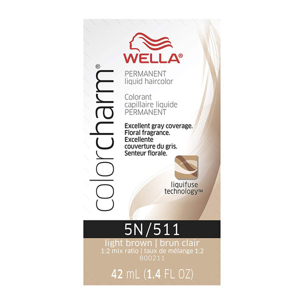 Wella ColorCharm Liquid, 5N Light Brown, 1.42 oz