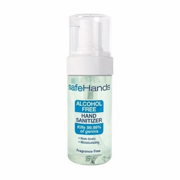 Alcohol-Free Hand Sanitizer SafeHands 1.75 oz. BZK (Benzalkonium Chloride) Foaming Bottle 1 Each By Safehands