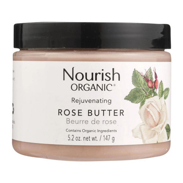 Organic Rejuvenating Rose Butter 5.2 Oz By Nourish