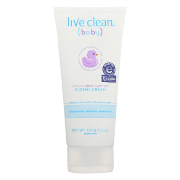 Baby Lotion Eczema Cream 6 Oz By Live Clean
