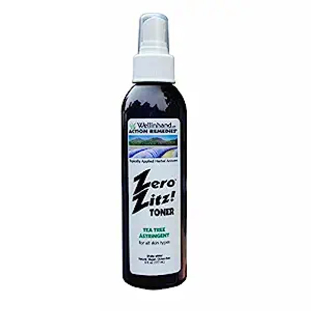 Zero Zitz Astringent Tea Tree 6 OZ By Well in hand Zero Zitz Astringent Tea Tree 6 OZ By Well in hand