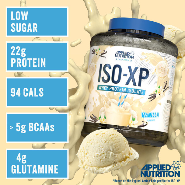 Applied Nutrition ISO-XP Whey Protein Isolate(1.8kg - 72 Servings) (Vanilla)