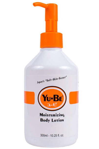 Yu-Be Hand and Body Lotion Deeply Hydrating Moisturizer Pump Bottle for Extra-Dry Skin - Daily Moisturizing and Healing Skin Cream for Day & Night | Good For Cracked Heels I Non-Greasy - 10.25 Fl Oz