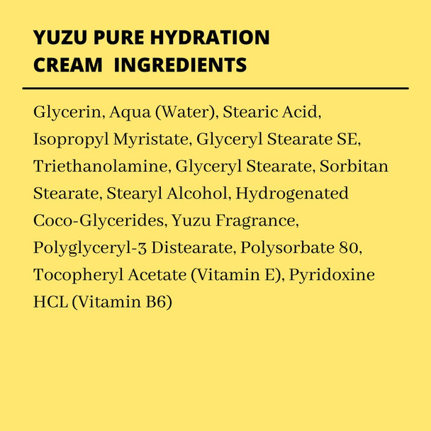 Yu-Be Ultra Hydration Trio | Japanese Skincare | Vegan | Skin Moisturizer Set with Yuzu Pure Hydration Cream, Advanced Formula Fragrance Free Cream, & Moisturizing Skin Cream | Three Hypoallergenic Moisturizers