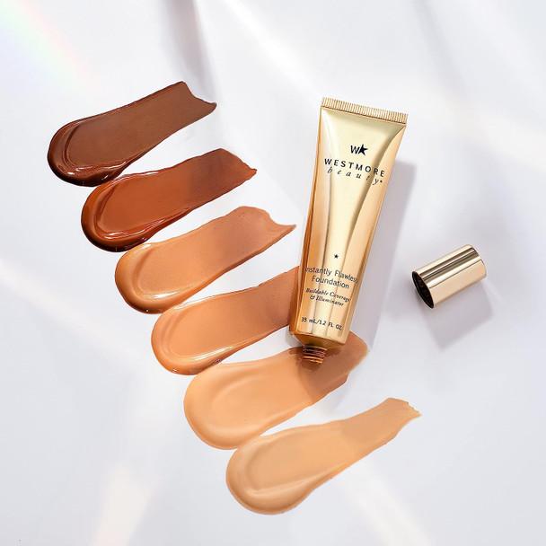 Westmore Beauty Instantly Flawless Foundation - Medium 1.2 oz - Foundation Full Coverage, Makeup Foundation, Liquid Foundation, Best Foundation, Light Foundation Foundation Makeup Full Coverage