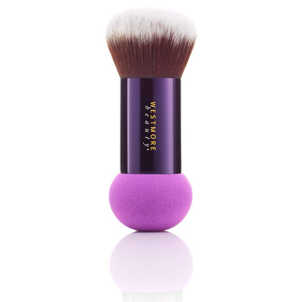 Westmore Beauty Double Feature Blush Brush  2-in-1 Application Tool