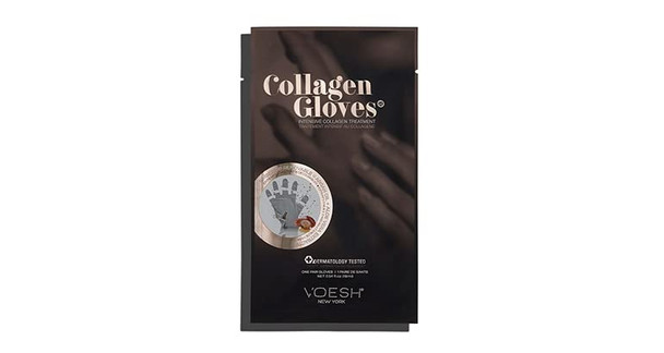 Voesh Collagen Gloves and Socks- Collagen Infused, 4 Pack, 2 Pack of Gloves, 2 Pack of Socks, At Home Spa, Body Care, Nourishing, Hydrating Gloves and Socks