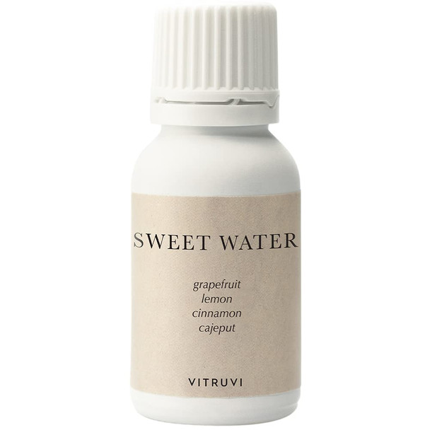 Vitruvi Sweetwater Citrusy Essential Oil Blend with Grapefruit, Palmarosa, and Cinnamon Oil (0.5 Fl oz)