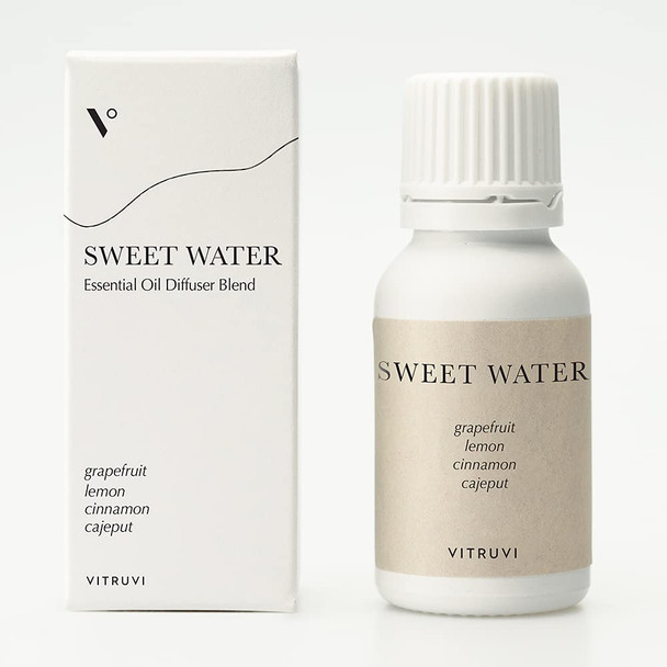 Vitruvi Sweetwater Citrusy Essential Oil Blend with Grapefruit, Palmarosa, and Cinnamon Oil (0.5 Fl oz)