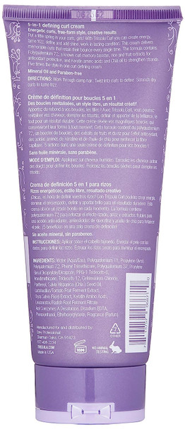 Trissola Chia 5 in 1 Curl Cream| Dries to Touch | Hydrates Hair | Curl Retention | Controls Frizz | Conditions Curls | Cruelty Free, 6.7 fl oz (pack of 1)
