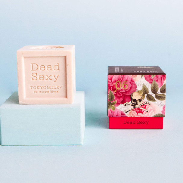 TokyoMilk Dead Sexy Embossed Boxed Soap | Perfumed, Traditional French Soap | Gently Cleanses, Soothes, and Hydrates Skin | 10.6 oz/300 g