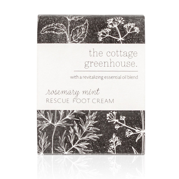 The Cottage Greenhouse Rosemary Mint Foot Cream | 6 oz / 170 g