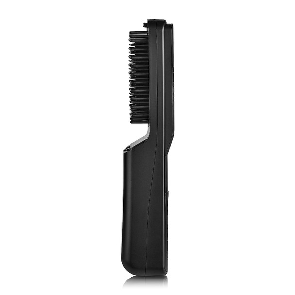 StyleCraft Heat Stroke Beard & Styling Hot Brush, Cool Touch Tips Anti-Scold, Hair Straightener, Black