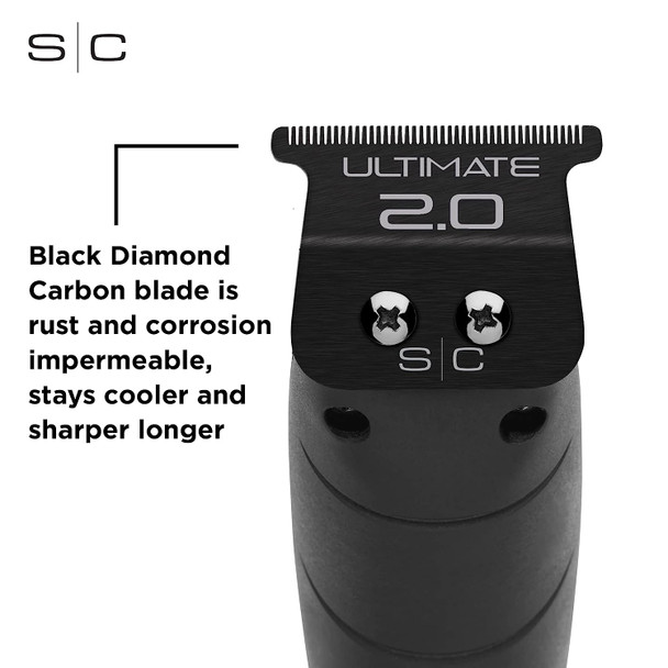 StyleCraft Replacement Professional Fixed Trimmer T-Blade Fits all SC and Gamma+ Trimmers (Ultimate 2.0 .3mm)