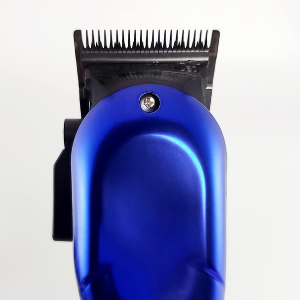 Stylecraft Rebel Professional Super-Torque Cordless Hair Clipper (Modular Lids: Pink, Blue, Black Included), Black Diamond Carbon Fusion Faper Blades