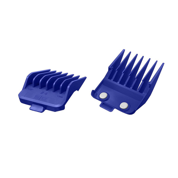 StyleCraft Professional Dub Magnetic Hair Clipper Guards from 1/16 to 3/4" Premium Neodymium Blue