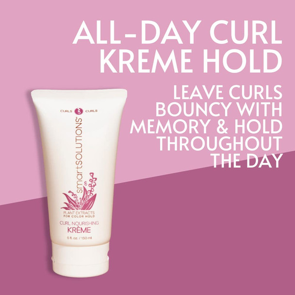 smartSOLUTIONS Curl Nourishing Kreme, 5 oz. | Curl Defender | Defies Humidity | Replenishes Nutrients