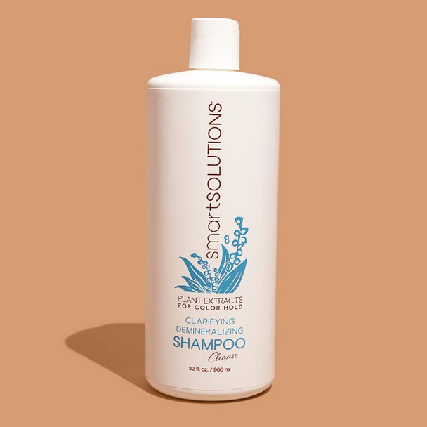 smartSOLUTIONS Clarifying Demineralizing Shampoo, 32 oz | Sulfate Free Formula | Restoration | Color Hold | Paraben-Free