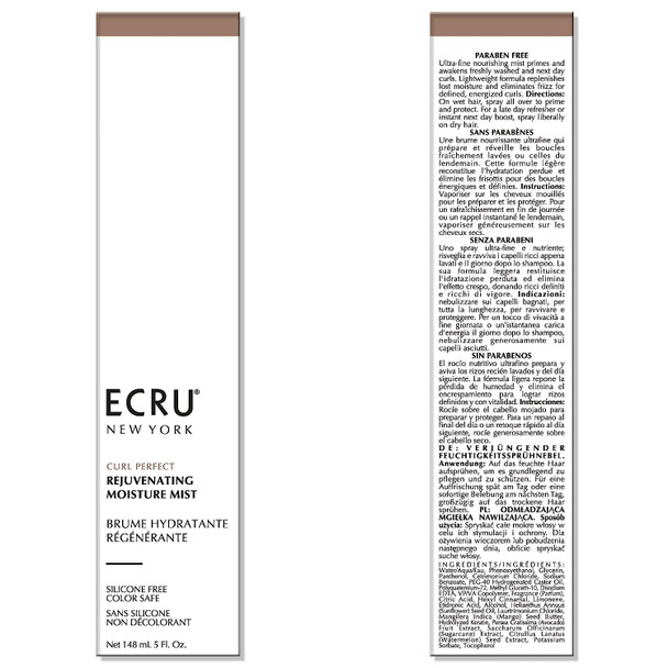 ECRU NEW YORK Curl Perfect Rejuvenating Moisture Mist 5oz