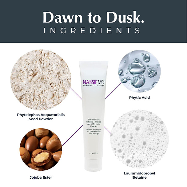 NassifMD Dawn to Dusk Exfoliating Facial Cleanser